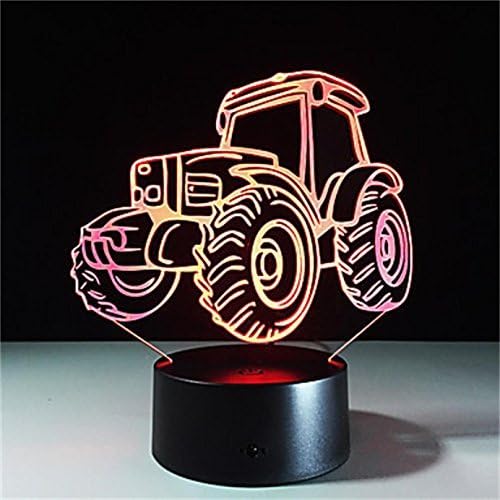 3D Night Light 3D LED USB 7 Color Change LED Table Lamp Xmas Toy Gift - LeafyLoom