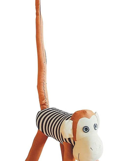 Floor Lamp by Cozylight, Brown Monkey Design 50 Inch Modern Floor Lamp for Bedroom, Hand-Stitched Toy Standing Lamp for Living Room, Kids Floor lamp Come with an LED Bulb - LeafyLoom