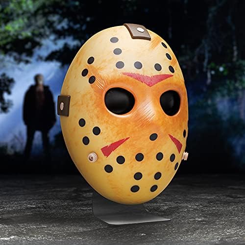 Paladone Friday The 13th Jason Voorhees Mask Light - Collectible Horror Movie Lamp Decor - Officially Licensed Merchandise and Memorabilia - LeafyLoom