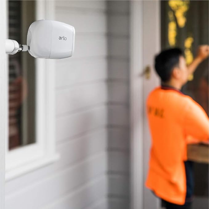 Arlo (VMC4030P-100NAS) Pro 2 - Add-on Camera, Rechargeable, Night Vision, Indoor/Outdoor, HD Video 1080p, Two-Way Talk, Wall Mount, Cloud Storage Included, Works with Arlo Pro Base Station, Kit Only NETGEAR