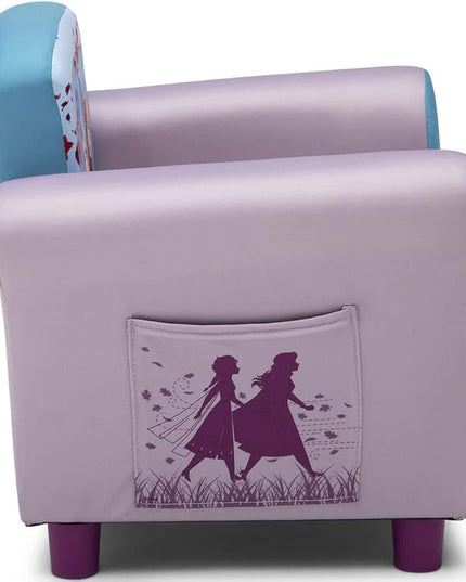 Delta Children Kids Character Upholstered Chair, Disney Frozen II - LeafyLoom