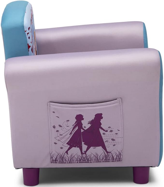 Delta Children Kids Character Upholstered Chair, Disney Frozen II - LeafyLoom