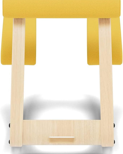 Varier Variable Balans, Original Kneeling Chair, Ergonomic Office Chair, 10-year Warranty, Designed by Peter Opsvik Yellow/Natur - LeafyLoom