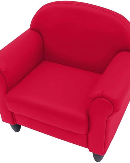 Children's Factory As We Grow Toddler Chair, Red, CF805-196, Flexible Seating for Daycare or Preschool, Kids Reading Chair, Playroom Furniture - LeafyLoom