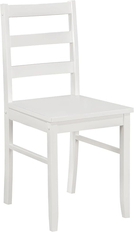 NicBex Small Kitchen Table Set for 4 Modern Dining Table Counter Height Dining Table Set 45" 5-Piece White Dining Set for Small Space, Apartment, Dinette, White - LeafyLoom