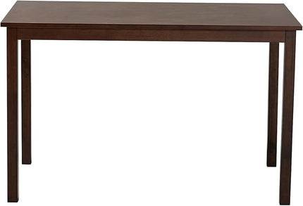 Baxton Studio Andrew Dining Table, 47.75" W x 30" D X 29.5" H, Dark Brown - LeafyLoom
