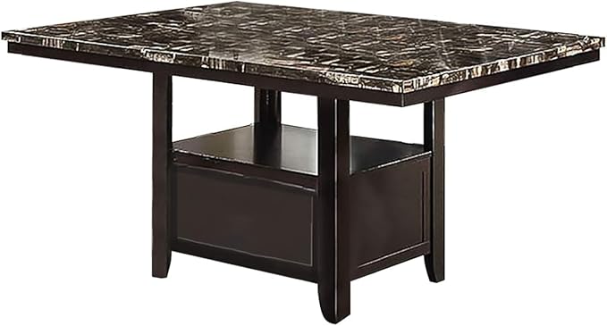 NicBex Hachi-DT-00149-DX-1 Dining Table, 60" x 40" x 30", Brown - LeafyLoom