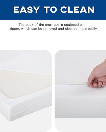 FDW 14 inch Gel Memory Foam Mattress Medium Firm Mattresses for Cool Sleep Relieving No Fiberglass CertiPUR-US Certified Mattress in a Box,Full - LeafyLoom