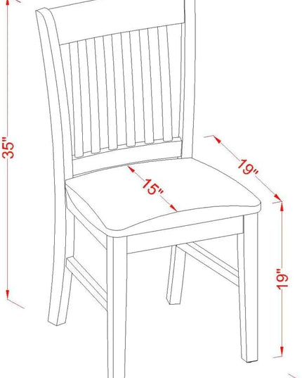 East West Furniture OXNO5-OAK-C 5 Piece Dinette Set for 4 Includes a Square Room Table and 4 Linen Fabric Upholstered Dining Chairs, 36x36 Inch - LeafyLoom