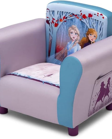 Delta Children Kids Character Upholstered Chair, Disney Frozen II - LeafyLoom
