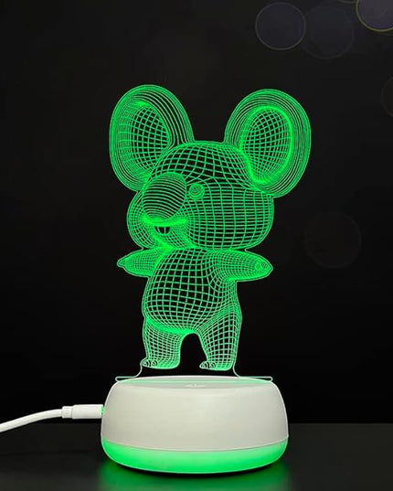 3D Koala Night Lights USB LED Lamp Home r2d2 3D Arts Lamp - 7 Colors Changing Bedroom Decor Night Light Gifts for Child - LeafyLoom