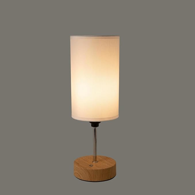 Cordless Lamps Table Lamp Small Light Bedroom Office Desk Battery Operated Rechargeable Dimmable Touch 5000mah Led Portable Outdoor Memory Night Patio Dining Wireless Restaurants Home (White) - LeafyLoom