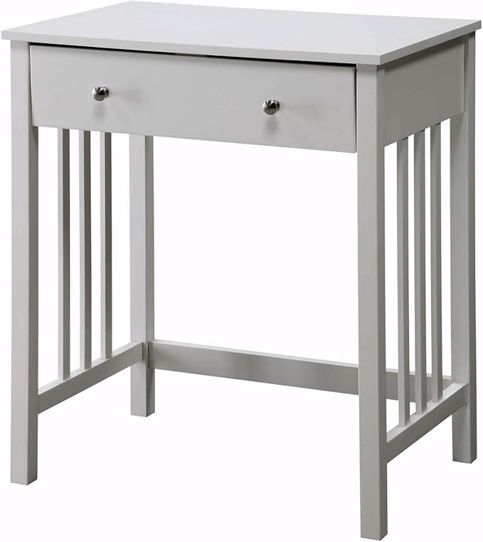 Convenience Concepts Designs2Go Mission Desk with Keyboard Drawer, White - LeafyLoom
