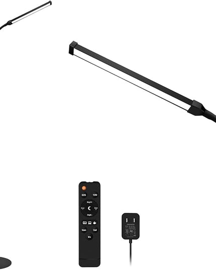 Bright LED Floor Lamp Adjustable Gooseneck Standing Eyelash Light for Eyelash Extensions tattooing Light Reading lamp - LeafyLoom