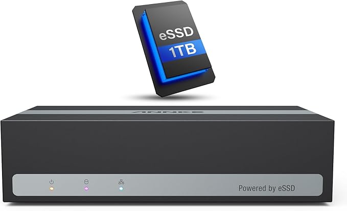 ANNKE 8 Channel 3K Lite Security Digital Video Recorder with 1TB Hard Drive, H.265+ Hybrid 5-in-1 Surveillance DVR, Human & Vehicle Detection, Supports 8CH Analog and 2 IP Cameras for 24/7 Home CCTV ANNKE