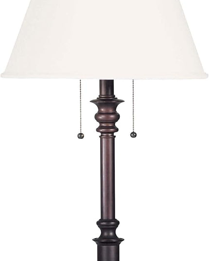 Kenroy Home 30437BRZ Spyglass Table Lamp with Bronze Finish, Classic Style, 30.5" Height, 17" Width, 17" Depth - LeafyLoom