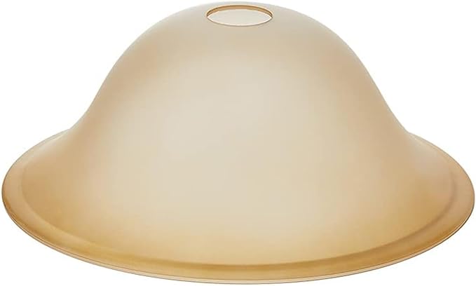 Antique Glass Lamp Shade for Floor lamp, Alabaster Torchiere Lamp Shade Replacement, Floor Lamp Replacement Parts (Antique, 12'') - LeafyLoom