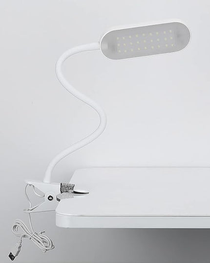 Clina USB Desk Lamp, LED Touch Switch Tattoo Eye Nail Art Desk Light Dimmer USB for Office Reading Relaxation Bedtime Tattoo Light Studying (White) - LeafyLoom
