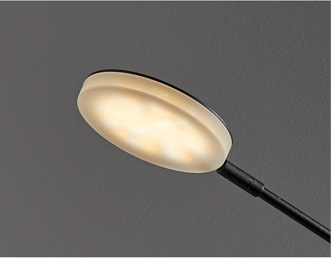 Adesso Home 2150-01 Contemporary Modern LED Desk Lamp from Grover Collection in Black Finish, 4.75 inches - LeafyLoom