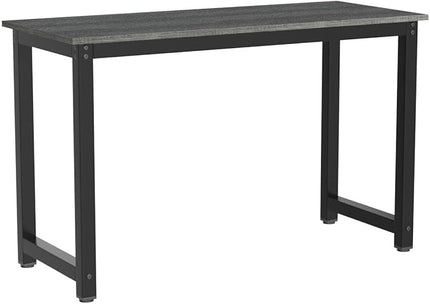 47 Inch Small Space Computer Desk, Home Office Desk, Heavy Duty Multipurpose Table, Study Desk Workstation, Gray - LeafyLoom