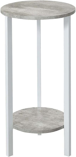 Convenience Concepts Graystone 31" Plant Stand, Faux Birch / White - LeafyLoom