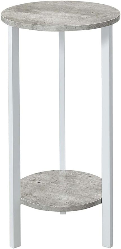 Convenience Concepts Graystone 31" Plant Stand, Faux Birch / White - LeafyLoom