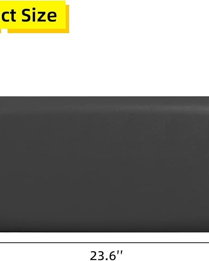 Peel and Stick Headboard for Twin and king in Black Headboard panels for wall, 3D Anti-Collision Wall Panel, Self-Adhesive Bedroom/Living Room Upholstered Wall Panel (6 Panels/11.8" x 23.6") - LeafyLoom
