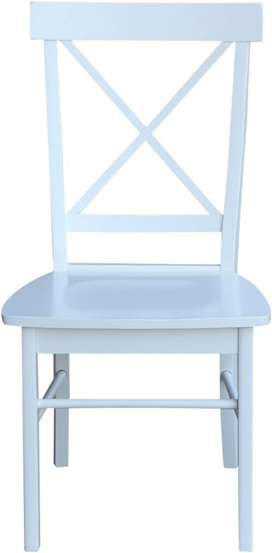 International Concepts X Back Chair, Wood - LeafyLoom