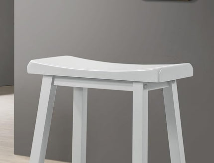 NicBex Kitchen Table for 2 Dining Room Table Set 47" Small Space Counter Height Dining Table with Cabinet, Drawer and 2 Ergonomic Counter Stools for Kitchen, White+Oak - LeafyLoom