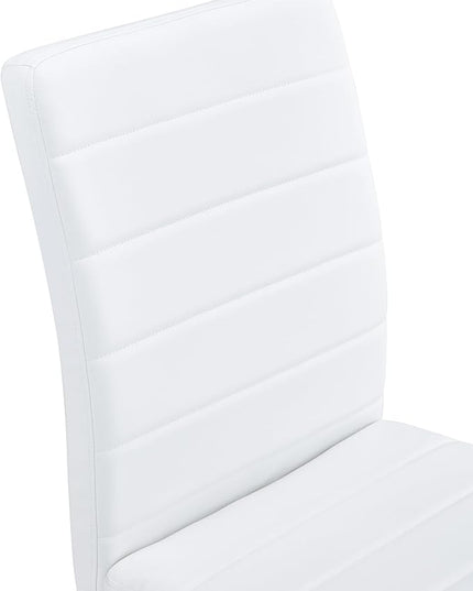 NicBex Haerin-SD-00385-LWJ Dining Chairs, 16.1"x21.3"x36.6", White - LeafyLoom