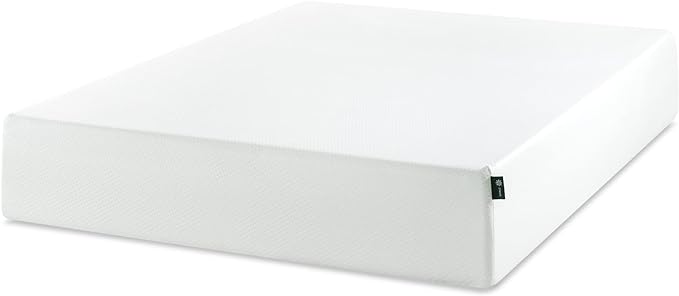 ZINUS 12 Inch Green Tea Memory Foam Mattress [New Version], California King, Fiberglass free, Medium Firm Feel, Zoned Pressure Relief, Certified Safe Foams & Fabric, Mattress in A Box - LeafyLoom