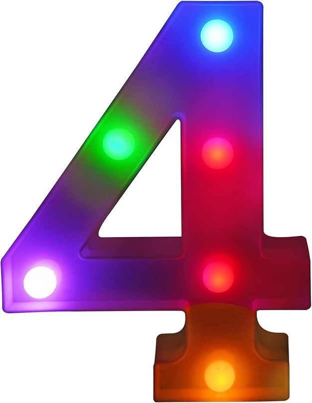Letter LED Lights, 16 Colors Changing LED Marquee Letter Lights, Dimmable Night Lights for Wedding, Birthday, Holiday, Party, Bar, Christmas Decoration,Dorm Room Decor-Multicolor 4 - LeafyLoom