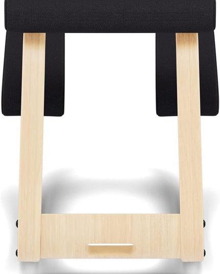 Varier Variable Balans, Original Kneeling Chair, Ergonomic Office Chair, 10-year Limited Warranty, Designed by Peter Opsvik Black/Natur - LeafyLoom