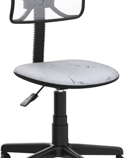 Marble Desk Chair 21D x 21W x 33H in - LeafyLoom