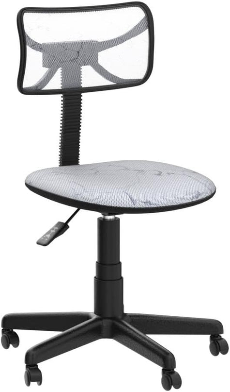 Marble Desk Chair 21D x 21W x 33H in - LeafyLoom