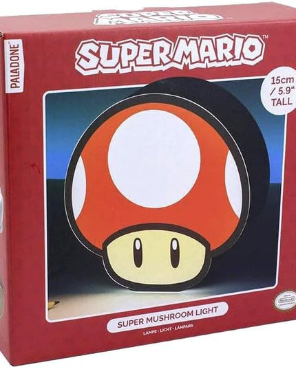 Paladone Super Mario Box Light Super Mushroom 15 cm - LeafyLoom
