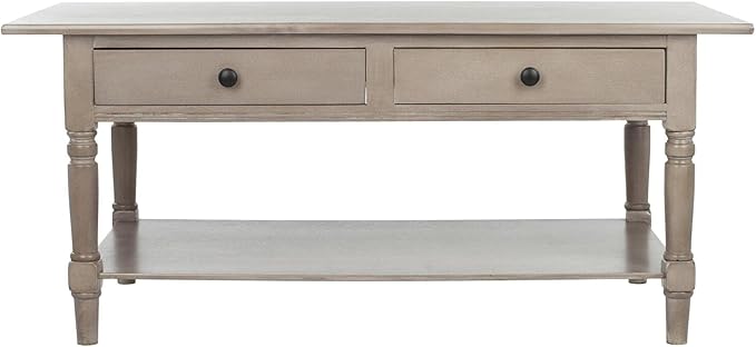 Safavieh American Homes Collection Boris Vintage Grey Coffee Table - LeafyLoom