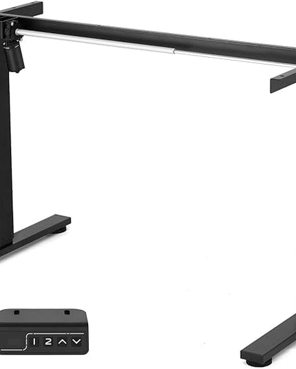 TOPSKY Single Motor 2-Stage Electric Adjustable Standing Computer Desk for Home and Office with 27.1"-44.8" Adjustable Height Range DF00.01 (Black Frame only) - LeafyLoom