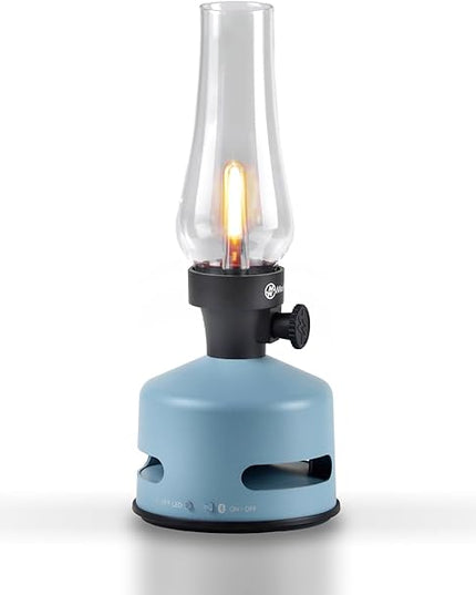 MoriMori design lamp with loudspeaker (sky blue) - LeafyLoom