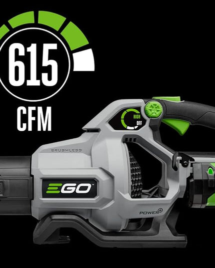 EGO Power+ LB6150 615 CFM Variable-Speed 56-Volt Lithium-ion Cordless Leaf Blower - Battery and Charger Not Included, black - LeafyLoom