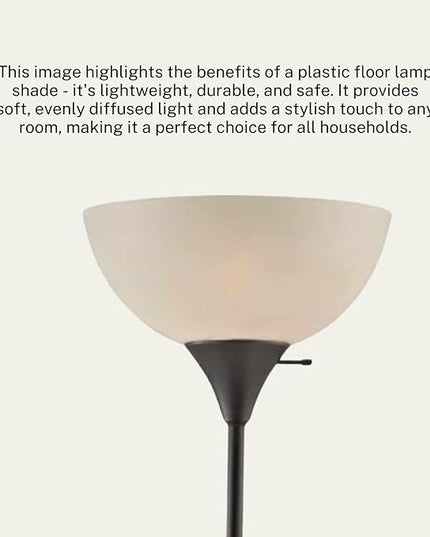 LIGHTACCENTS Stand Up Floor Lamp in Black - Modern Corner Light with White Opal Bowl Shade - Susan Design, Ideal for Living Room or Office, 72" Tall, 150-watt - Chic Living Room Floor Lamp Black - LeafyLoom
