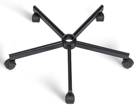 Purgreen Home Office Swivel Chair Base – Durable, Steady and Easy Installation – Perfect for Criss Cross and Cross Legged Chairs with Replacement Casters (Blcak, Base+Wheel), KING24AER01 - LeafyLoom