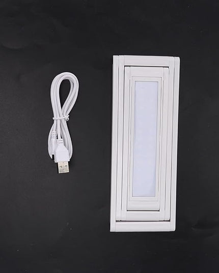 LED Desk Lamp, Foldable Portable USB Rechargeable Table Light 2 Modes Dimmable for Architect Table Office Home - LeafyLoom