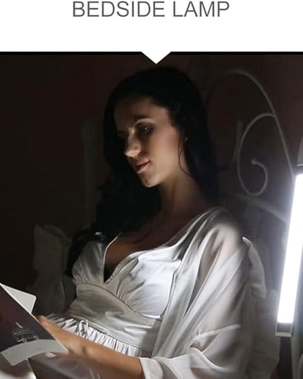 'Mark' Wireless LED Desk Lamp, 360 Adjustable, Portable, Foldable and USB Rechargeable, Up to 40 Hours of Continuous Light, Touch Control, 6 Brightness Levels, 3 Light Modes (Gold) - LeafyLoom