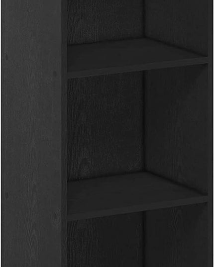 Furinno Luder Bookcase / Book / Storage , 3-Tier, Blackwood - LeafyLoom