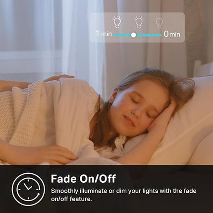 Kasa Matter Smart Dimmer Switch: Voice Control w/Siri, Alexa & Google Assistant | UL Certified | Timer & Schedule | Easy Guided Install | Neutral Wire Required | Single Pole | 2.4GHz Wi-Fi | KS225 KasaSmartbyTP-Link