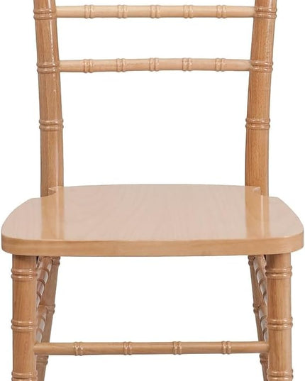Flash Furniture HERCULES Series Natural Wood Chiavari Chair - LeafyLoom
