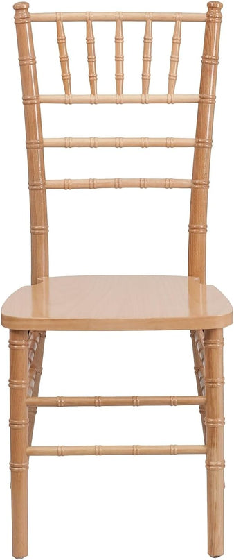 Flash Furniture HERCULES Series Natural Wood Chiavari Chair - LeafyLoom