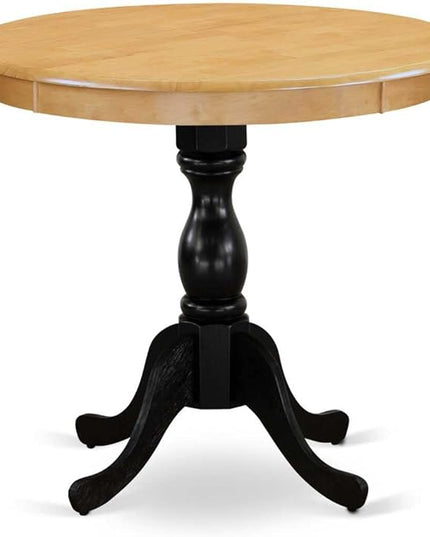 East West Furniture Dining Table, 36x36 Inch, AMT-OBL-TP - LeafyLoom