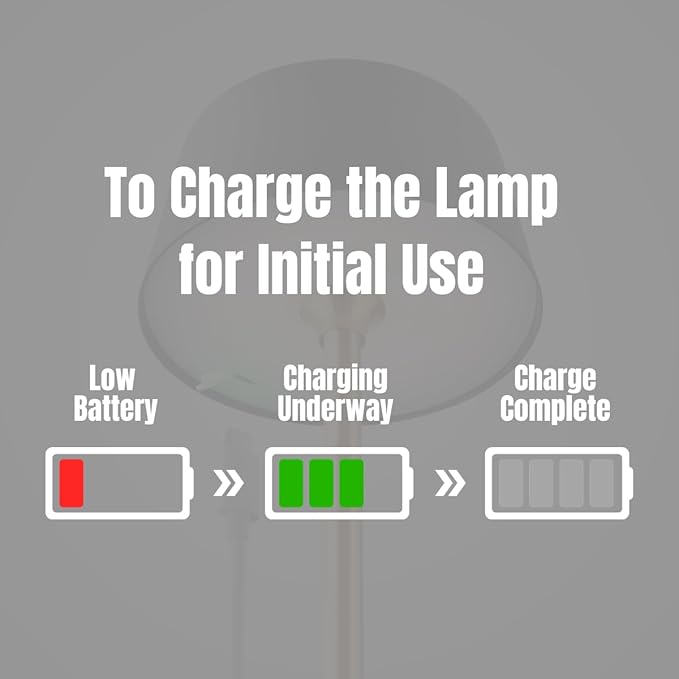 Cordless Table Lamp, Rechargeable and Battery Operated, 4000mAh Battery, 42-Hour Run Time, Black and Gold Lamp for Any Corner of Bedrooms, Restaurant, Buffet, Patio - LeafyLoom
